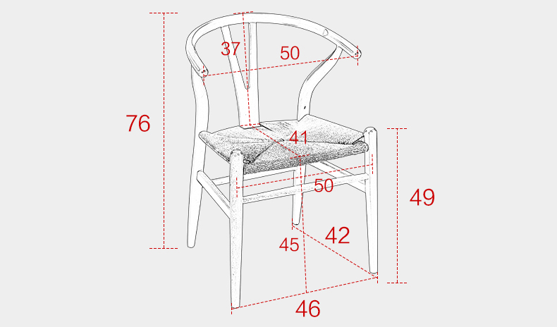 寻木匠实木餐椅y椅靠背椅太师椅牛角椅新中式北欧书房书桌椅休闲椅