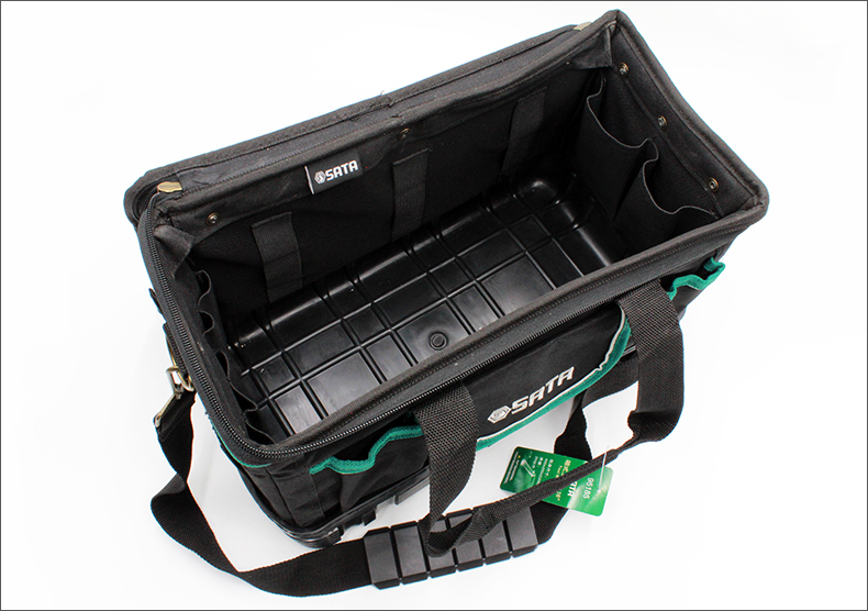 世达sata16英寸箱式工具包多功能耐磨电工包400x250x220mm95185