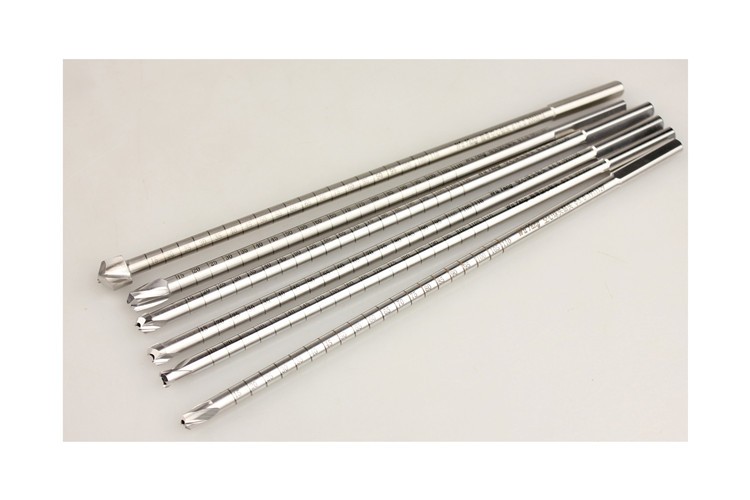 huatrau镊子手术剪器械 股骨球头空心钻头10.0*180 孔2.