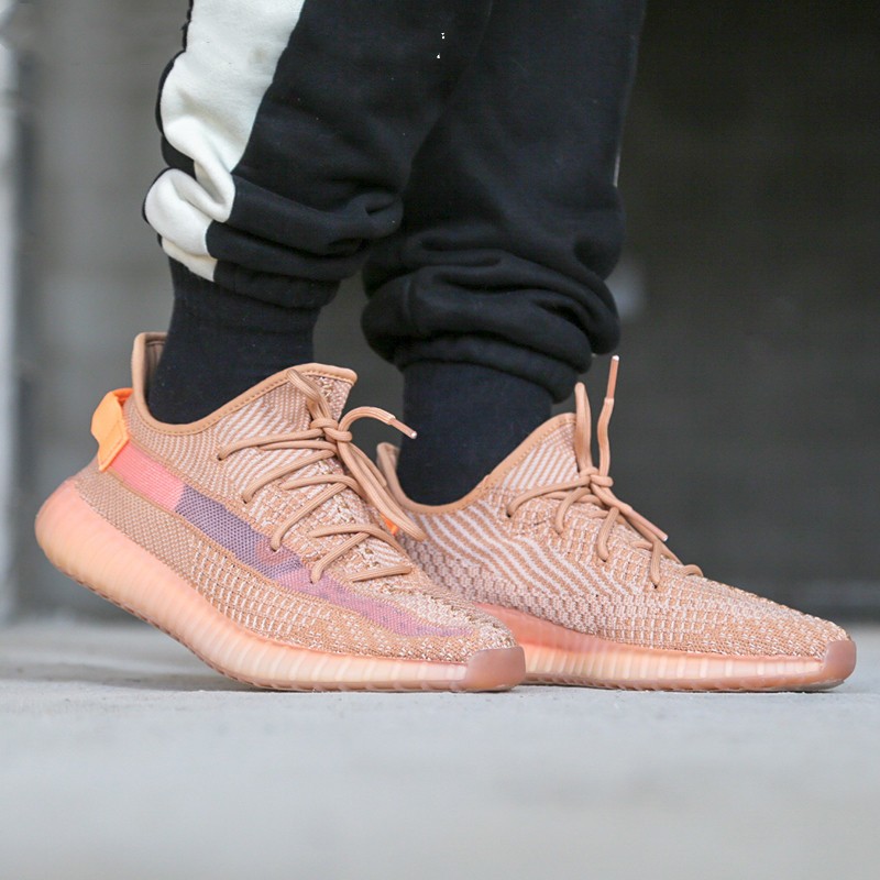 阿迪达斯adidasyeezyboost350v2clay粘土美洲限定跑步鞋eg7490