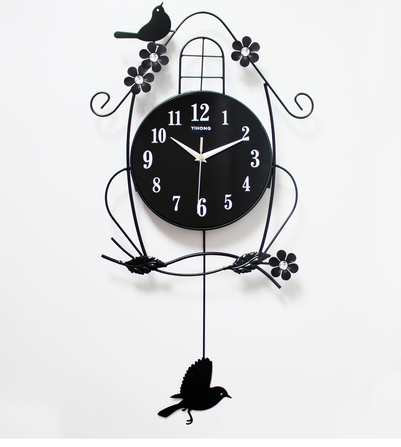 挂钟客厅现代大气装饰表家用简约挂表个性时钟时尚创意艺术石英钟