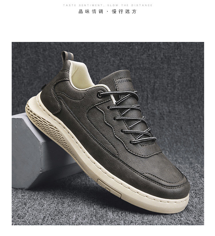 八哥鞋子男工装鞋工作防滑软底轻便耐磨干活工地劳保安全防臭休闲黑色