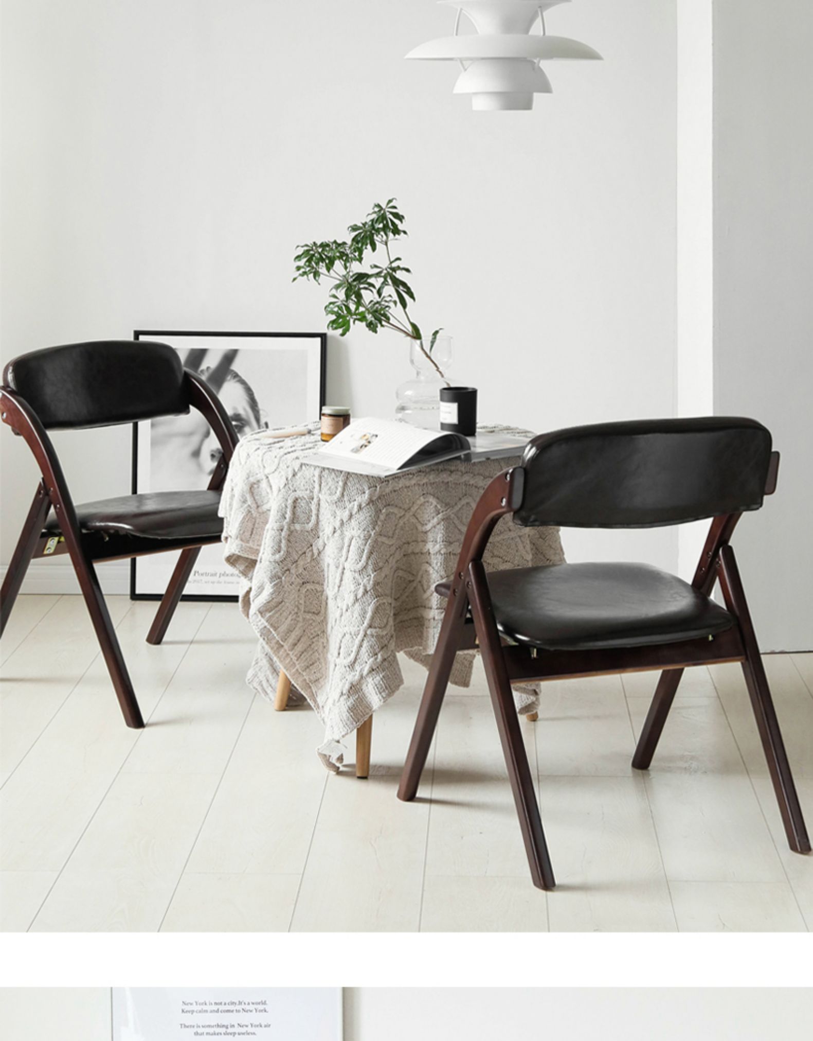 实木可折叠椅家用靠背椅子折叠餐椅办公电脑椅凳子简易便携凳简约定制