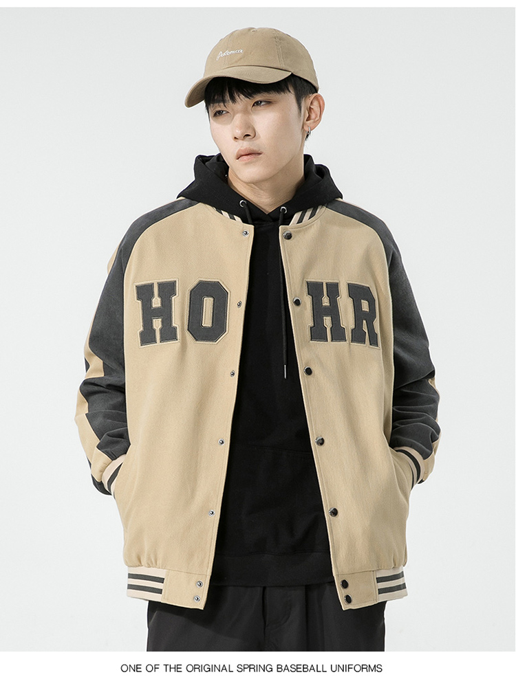 世纪男孩(centuryboy)男士夹克 boy夹克男士春秋季新品棒球立领外套上