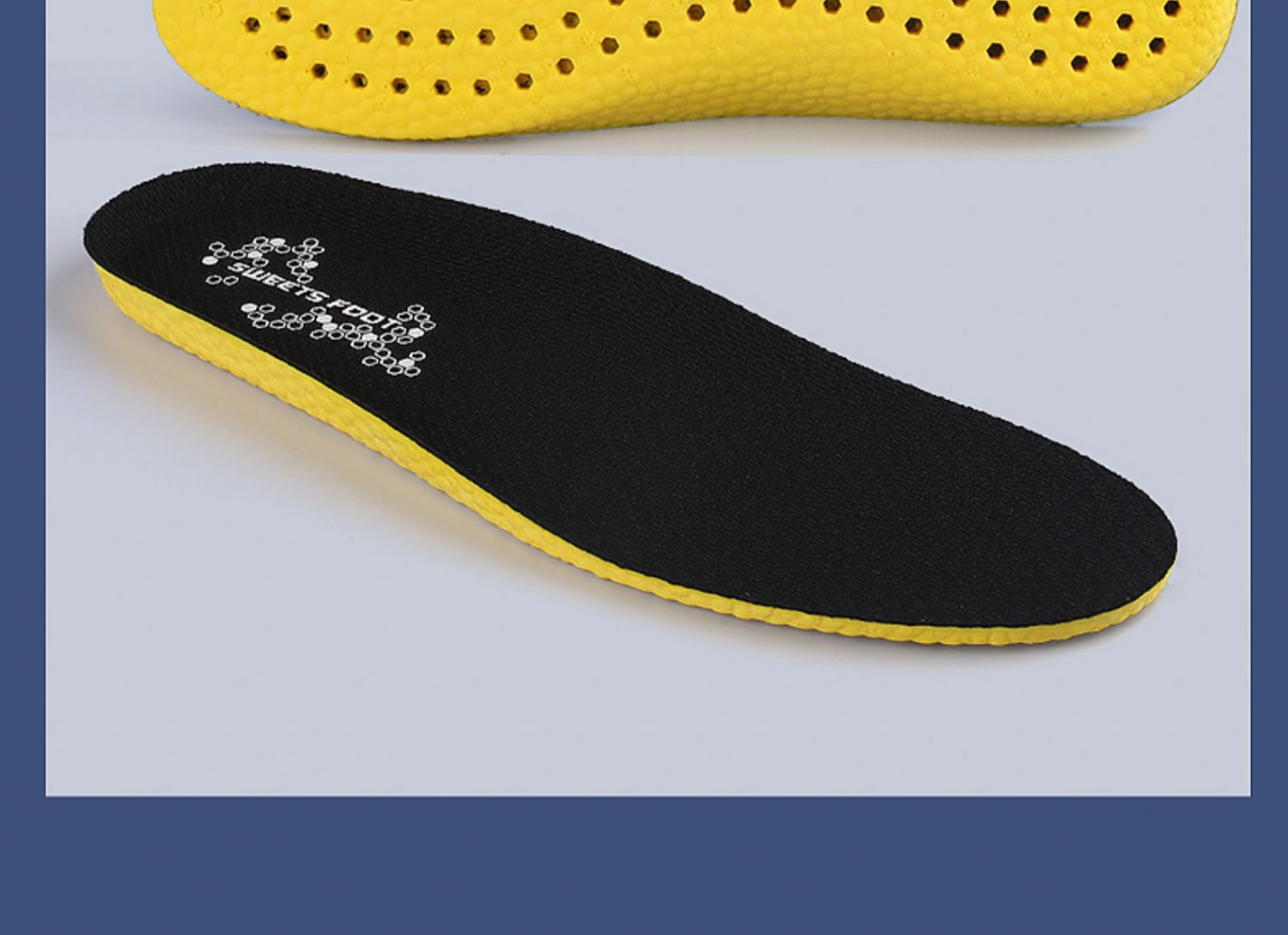 new lake专业pu运动鞋垫男运动减震加厚透气吸汗超软鞋垫女夏季薄款