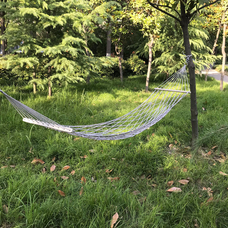 吊床户外成人秋千吊椅尼龙绳网状吊床学生宿舍阳台沙滩室内吊床加粗棉