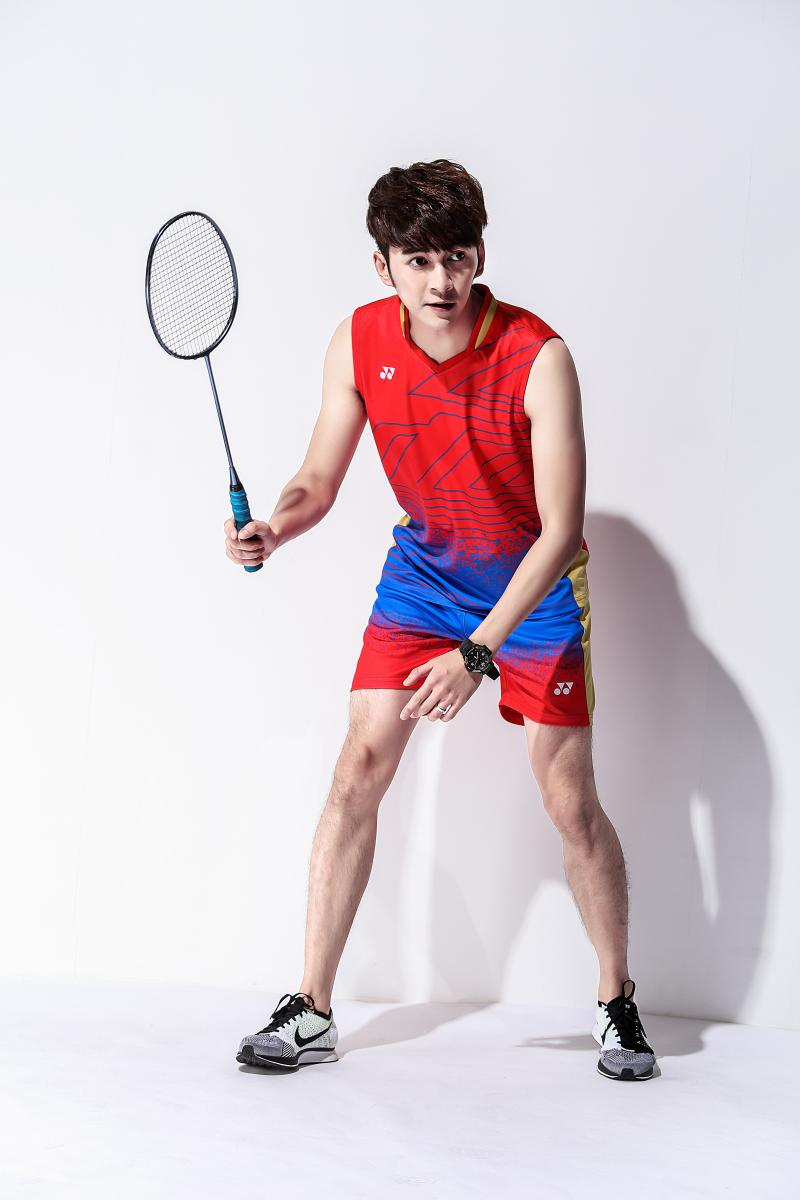 超级新品 李宗伟无袖羽毛球服 速干透气无袖运动背心 训练比赛兵兵球