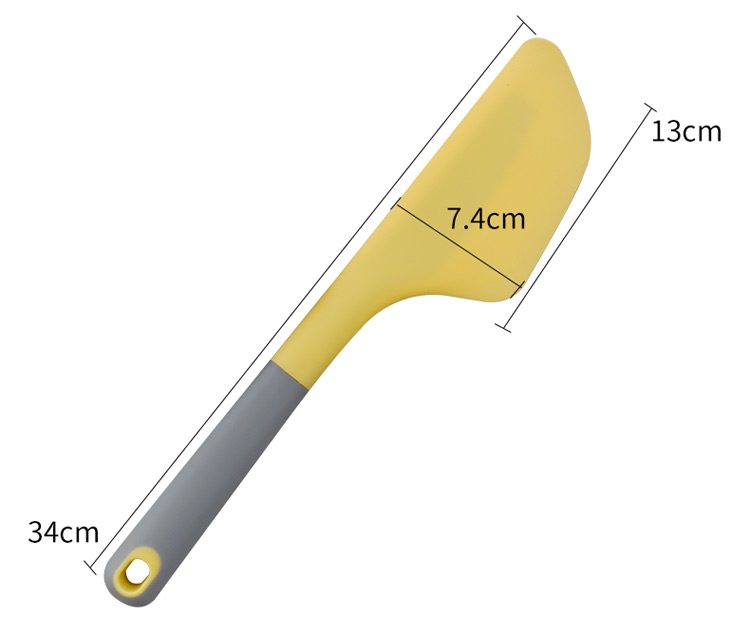 多功能10寸软边硅胶大刮刀diy蛋糕面糊奶油抹刀搅拌桶烘焙工具