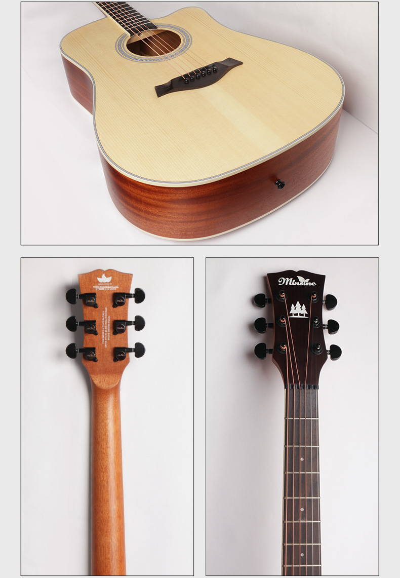 名森36寸男女旅行木吉他34儿童38学生初学者40寸成人新手民谣吉它