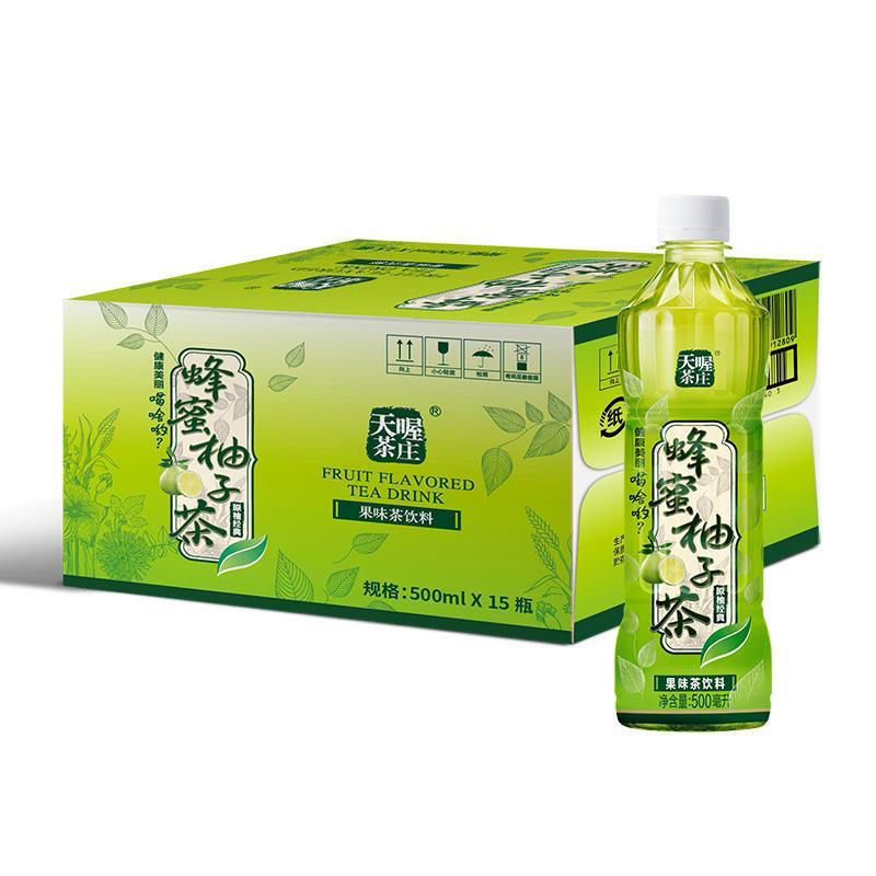 天喔茶庄天喔蜂蜜柚子茶饮料c满e乳果多夏季果味饮料饮品