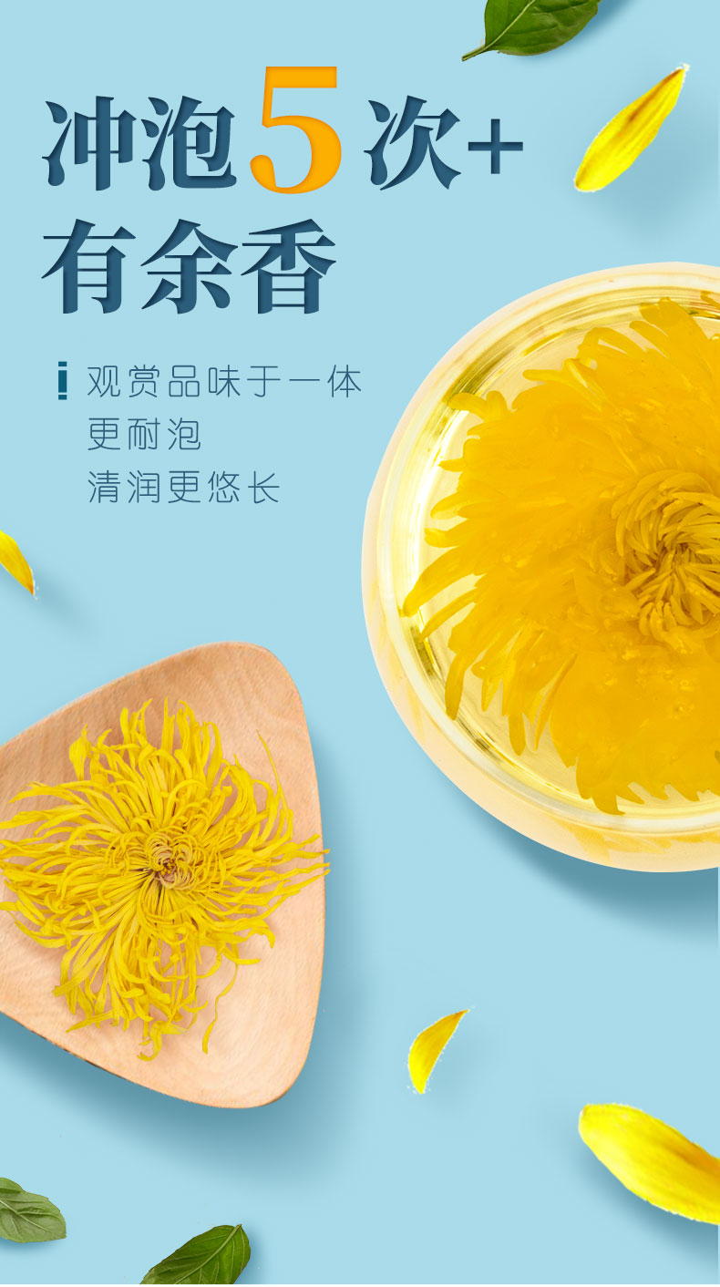 忆江南金丝皇菊大菊花茶一朵一杯花茶茶叶小袋装