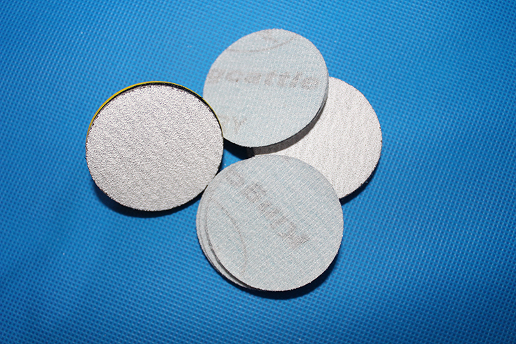 定做2寸3寸圆形砂纸直径50mm植绒砂纸干磨机打磨抛光砂纸自粘式沙纸片