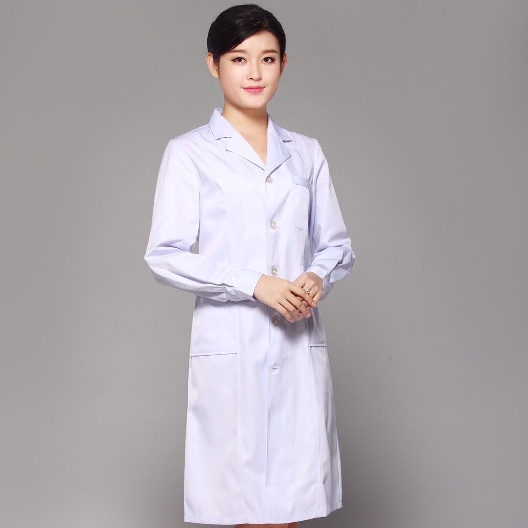 厂家直营迈诗蒙白大褂长袖短袖男医生诊所秋冬护士服实验服化学工作服