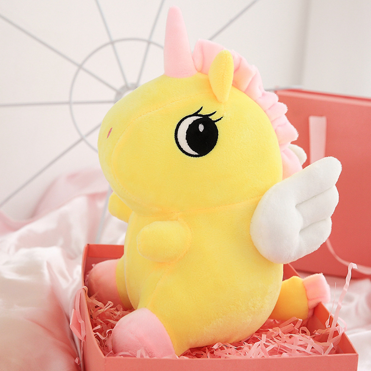 舒弗(lachouffe)2021q版卡通小马独角兽公仔儿童玩具家居装饰挂件娃娃