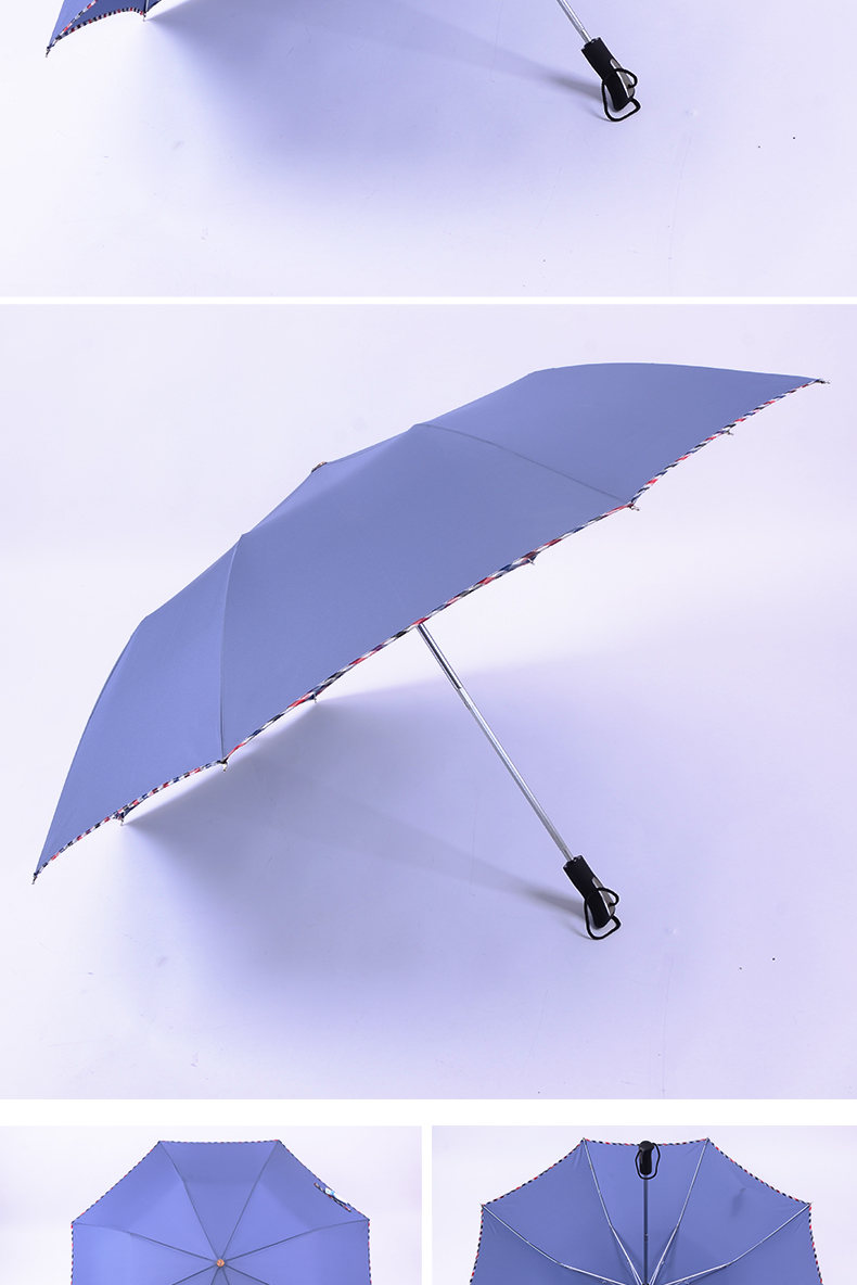 天堂伞自动伞雨伞晴雨伞简约纯色男女士伞商务伞定制做logo广告伞2311