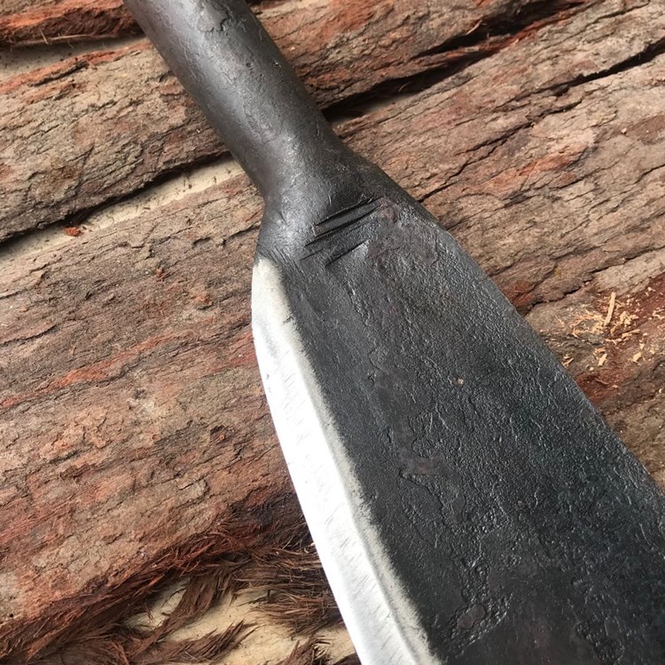 jing ping热卖锻打65锰钢平头柴刀汽车弹簧钢劈柴钩刀短柄户外开路