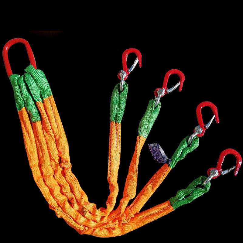 起重吊带吊绳2吨2腿4腿10吨吊装带扁平吊带组合吊索具5吨柔性吊带