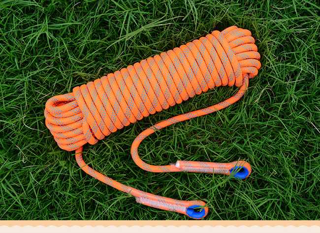 逃生绳安全绳救生绳消防绳登山绳子耐磨高空攀岩绳尼龙绳家用12mm30米