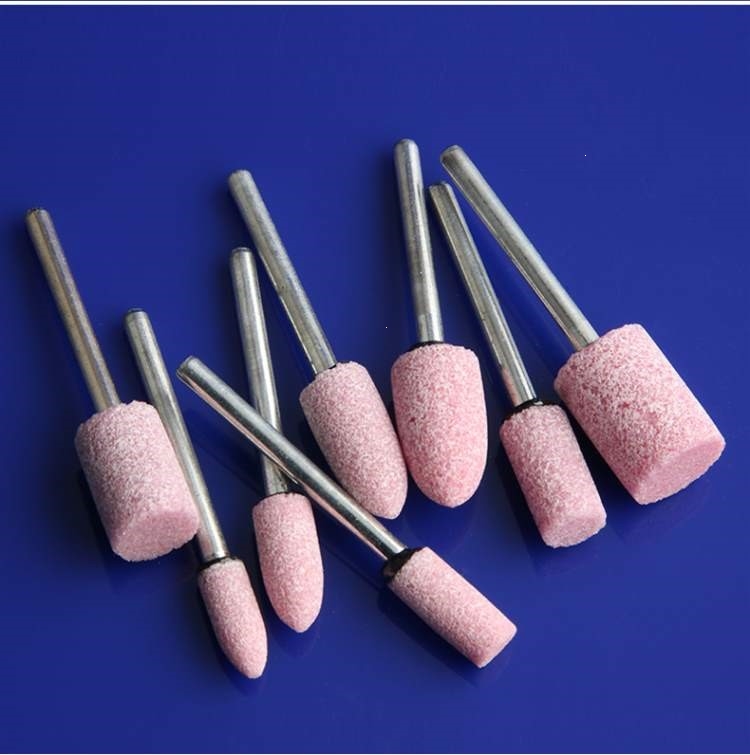 火石仔砂轮古达加长大理石磨头石雕电钻扩孔手钻硬质打磨头抛光头石t