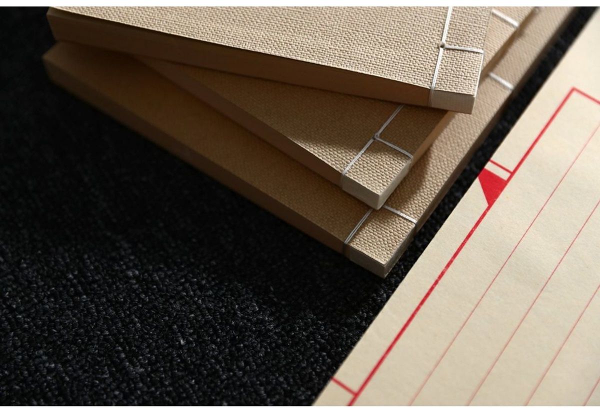 素放斋手工线装本复古线装书手账本古风本子小楷熟印谱记事本手抄