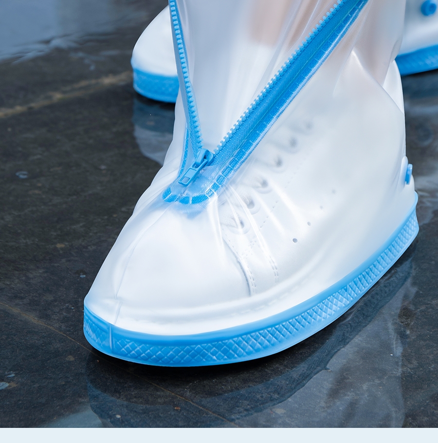 闪电客儿童雨鞋 闪电客雨鞋套防水加厚防雨硅胶鞋套女下雨天儿童脚套