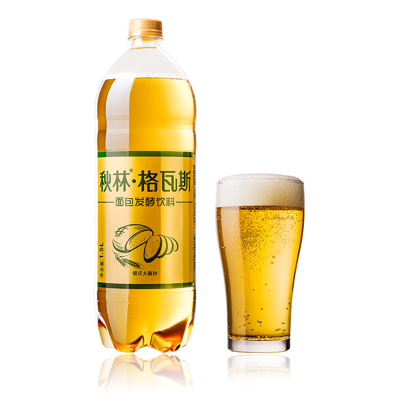 秋林格瓦斯面包乳酸菌发酵饮料1.5l*6大瓶装哈尔滨特产