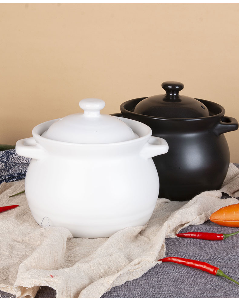 砂锅煲汤家用可高温陶瓷炖锅明火燃气大号汤煲锅炖汤小沙锅 fenghou