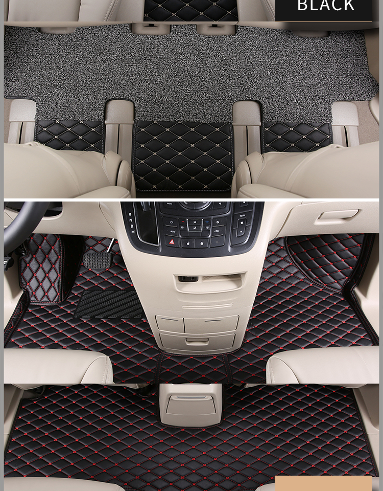 舒适主义gl8脚垫gl8七座专用es25s28t陆尊18款全包围汽车脚垫改装米