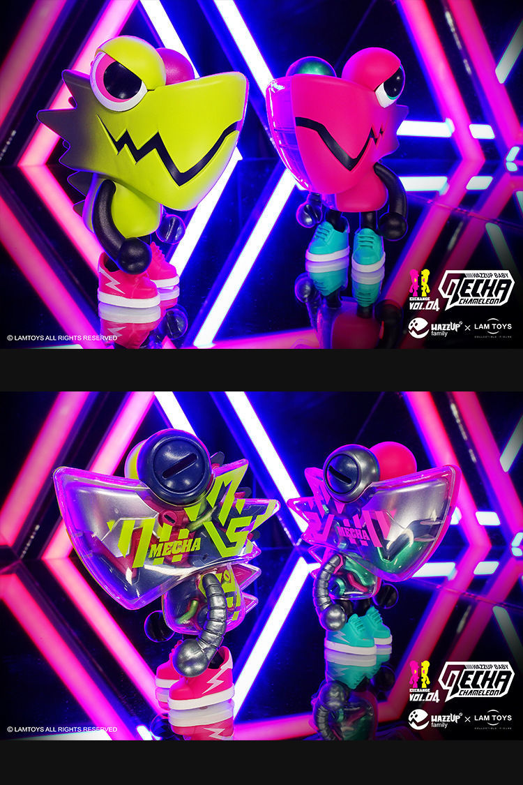 《正版lamtoys变色龙盲盒第四代机械龙手办摆件潮玩可拆装男生玩具