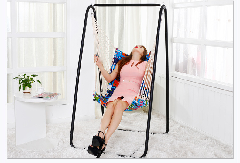 秋千吊椅摇椅阳台摇篮吊篮宿舍吊椅室内客厅庭院户外秋千定制 小脚丫