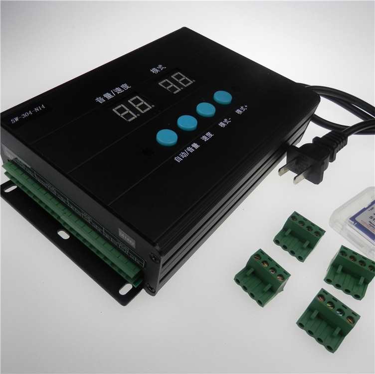 led护栏数码管开关电源外控轮廓灯七彩线条灯点光源招牌控制器