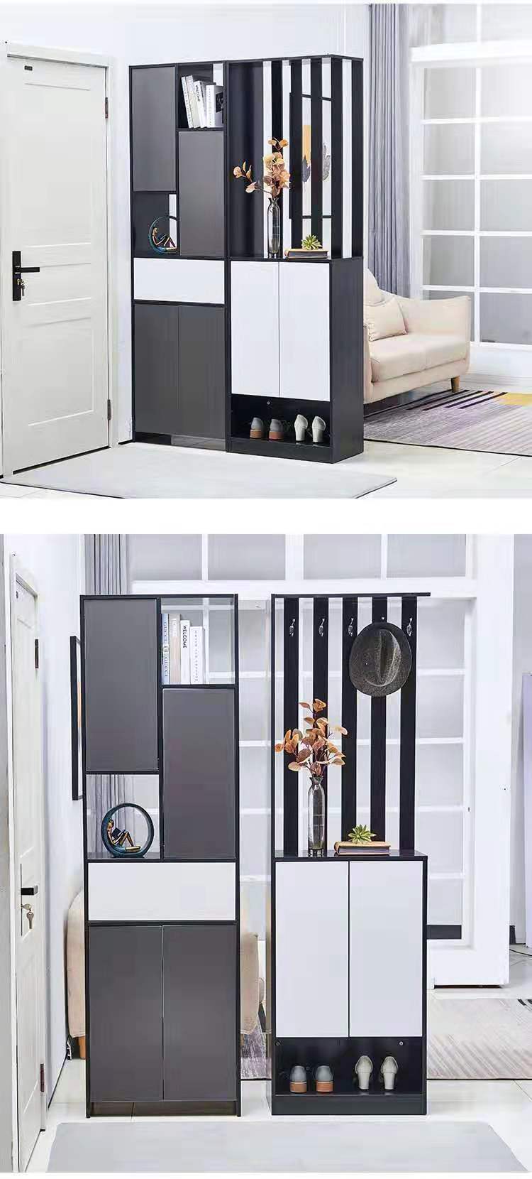 寻木匠间断柜隔断双面衣帽柜客厅屏风家用进玄关柜简约现代厅柜鞋柜