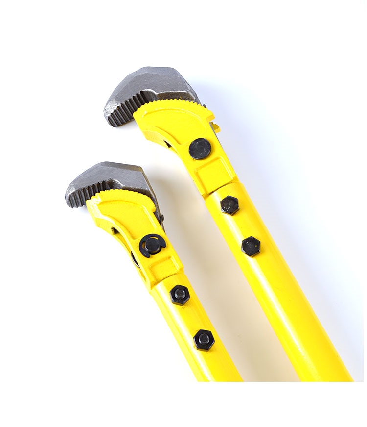 套筒扳手直螺纹连接管子回固钳多功能管钳18寸水管扳手五金