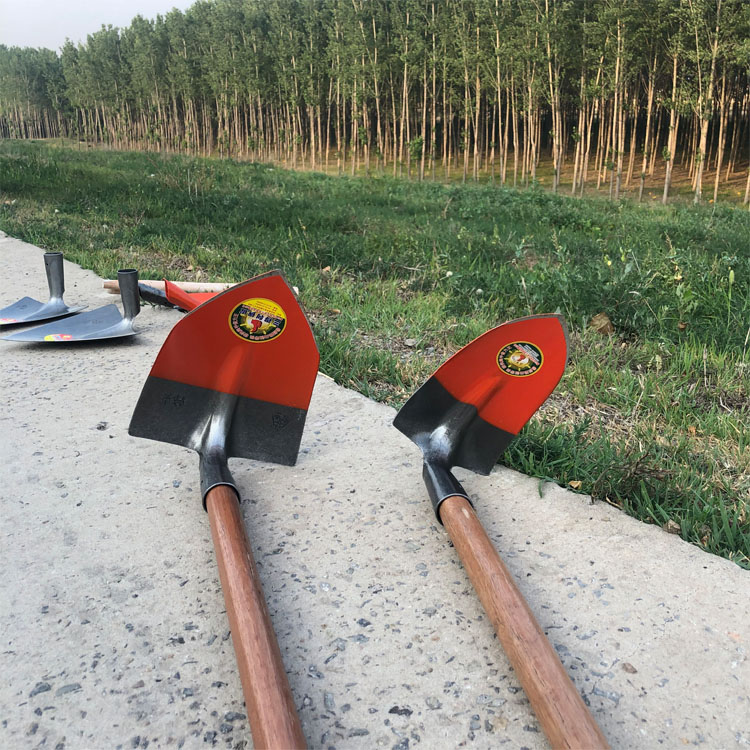 jingping全钢大小尖镐三角锄头松土起垄开沟园艺工具长柄种菜挖笋农具