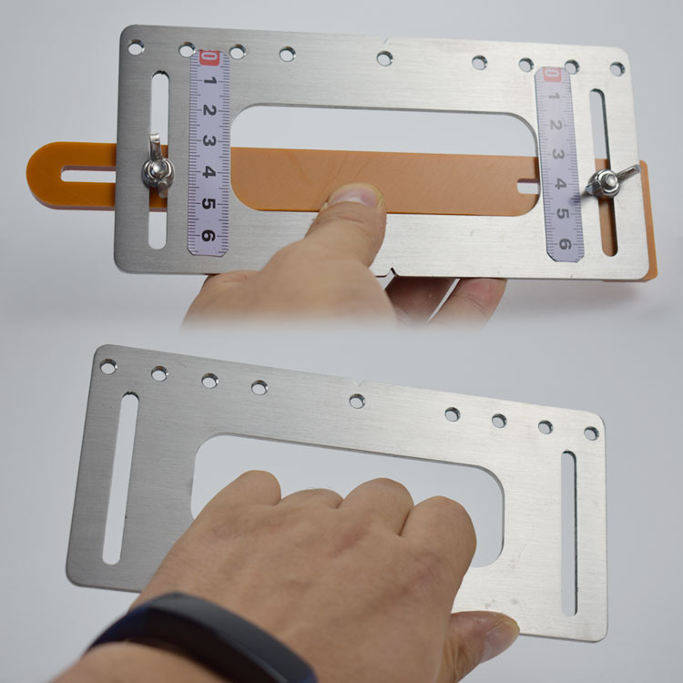 拉手打孔定位器安装衣柜橱柜鞋柜把手辅助不锈钢木工装修工具