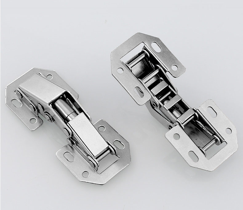 免打孔槽铰链古达免开孔衣橱柜门合页铰链工业五金【价格 图片 品牌