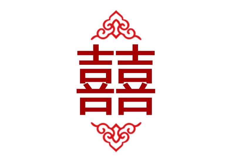 婚庆结婚枕头一对 大红色双人枕芯双喜舒适枕 48*74cm 送包装 大红