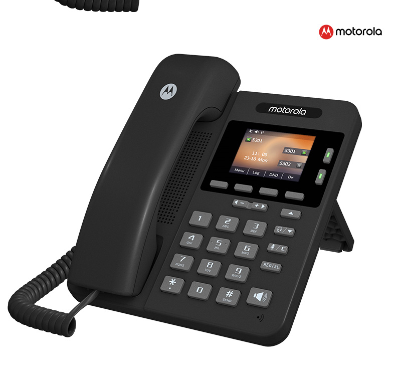 摩托罗拉(motorola)200ip-2p电话机座机 ip话机百兆voip 支持poe供电