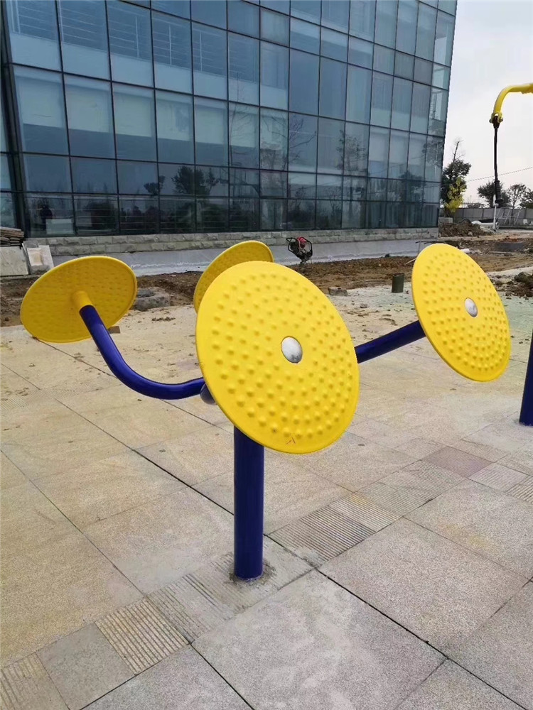 器材小区广场社区公园新农村老年人体育用品运动器材巧克力色坐立扭腰
