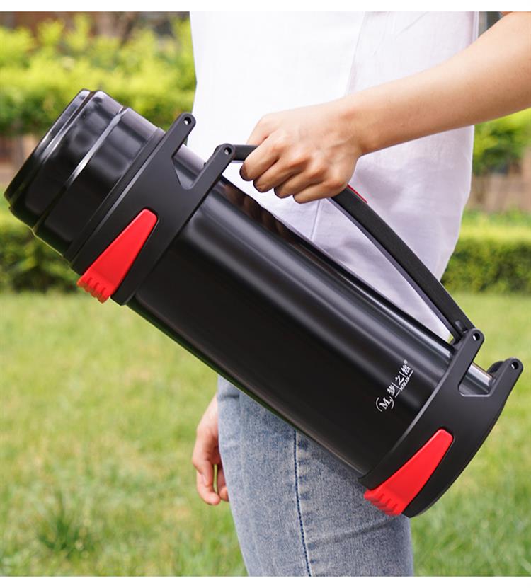 保温水壶5升不锈钢便携户外大容量保温杯三l旅行家用热水瓶