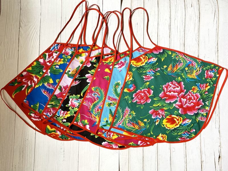 东北大花成人肚兜民族风秧歌二人转年会兜兜男女喜庆搞笑演出服凤凰