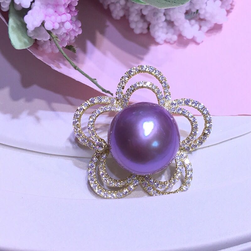 ronerai天然珍珠日本akoya天女真多麻大溪地南洋金珠吊坠项链