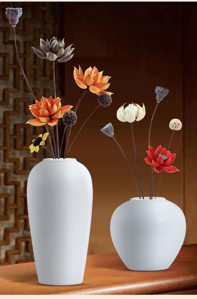 干花花束真花风干莲藕天然装饰摆件莲蓬插花客厅摆设佛系禅意荷花