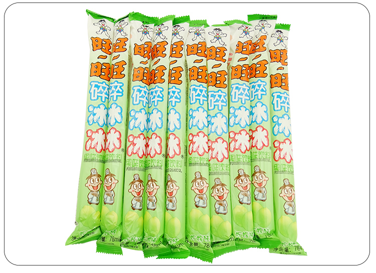 旺旺碎冰冰儿童碎碎冰棒家庭装78ml1020条散装莓荔枝果汁批发桃子味