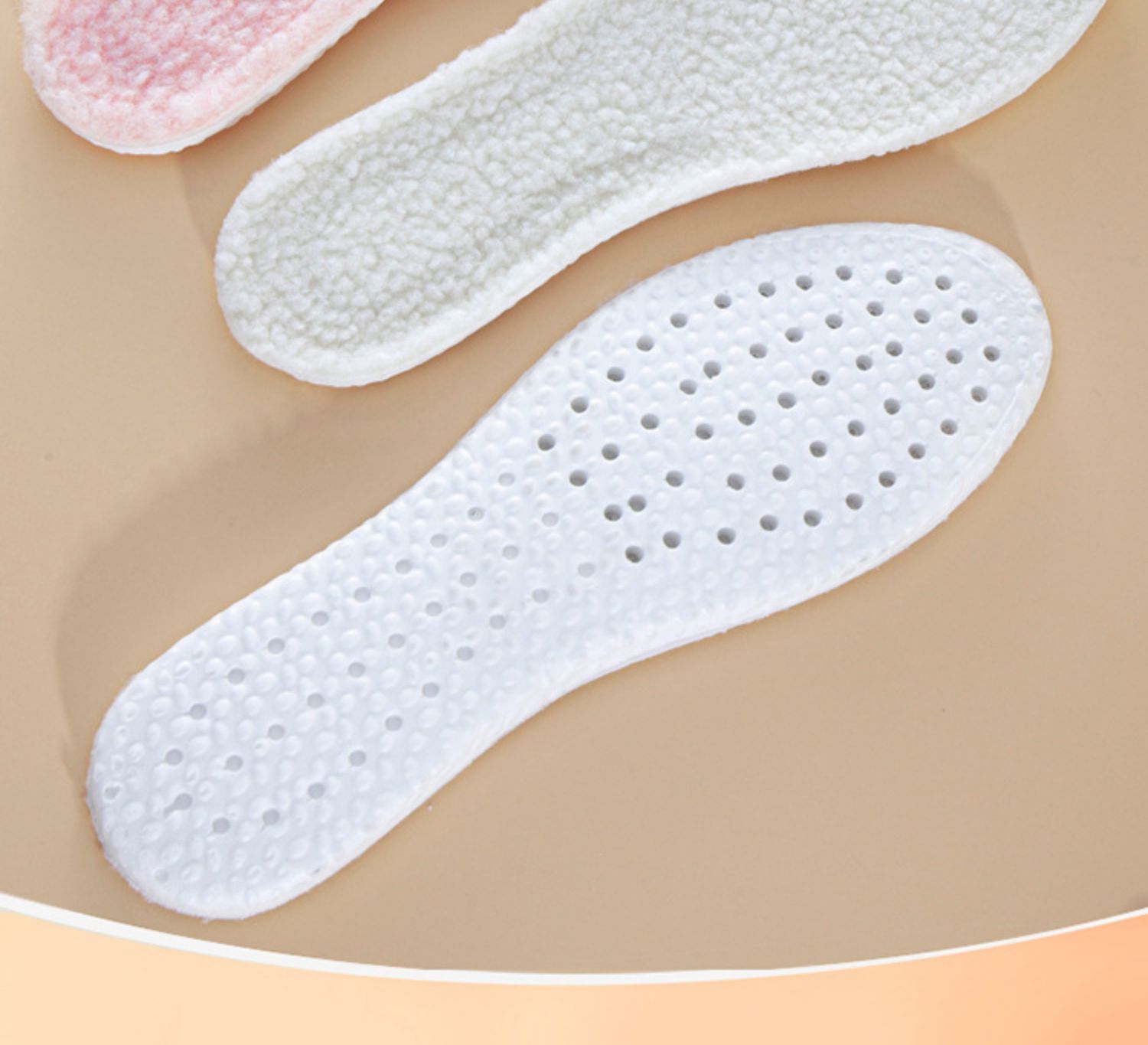 聚范冬季加绒保暖鞋垫男女高弹软底运动垫防寒加厚羔棉减震吸汗