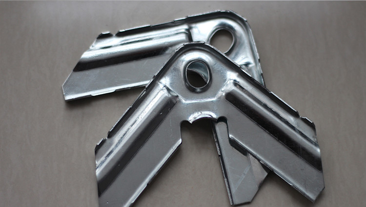 定做 共板法兰风管角码 镀锌风管不锈钢角码 配件角码1.0mm 勾码100个