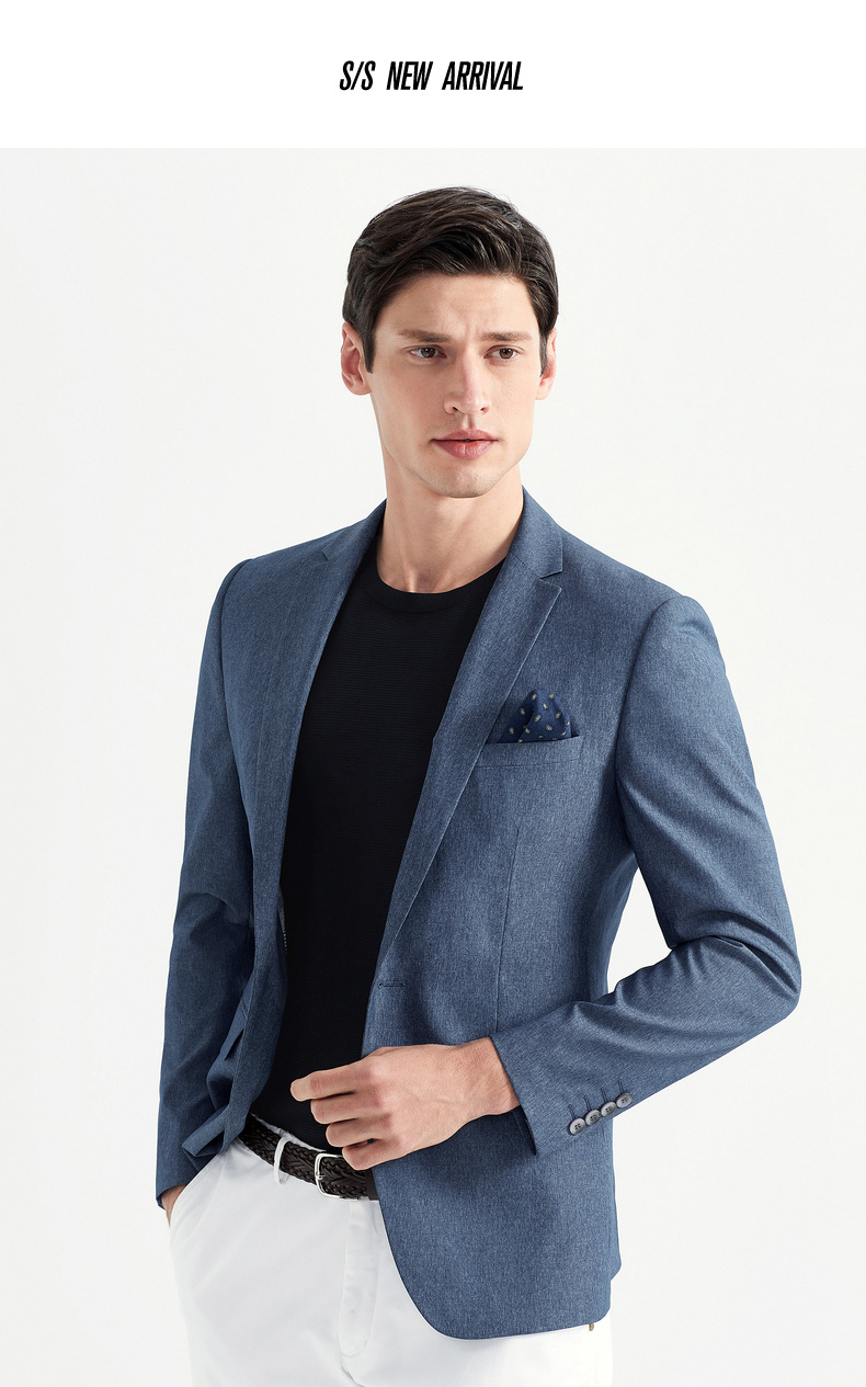 柒牌(seven)男士西服套装118c70060 柒牌seven男装2020新款单西商务