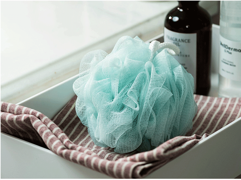 沐浴球浴花球搓澡简约现代生活日用家居百货搓背洗澡巾泡澡用品少女