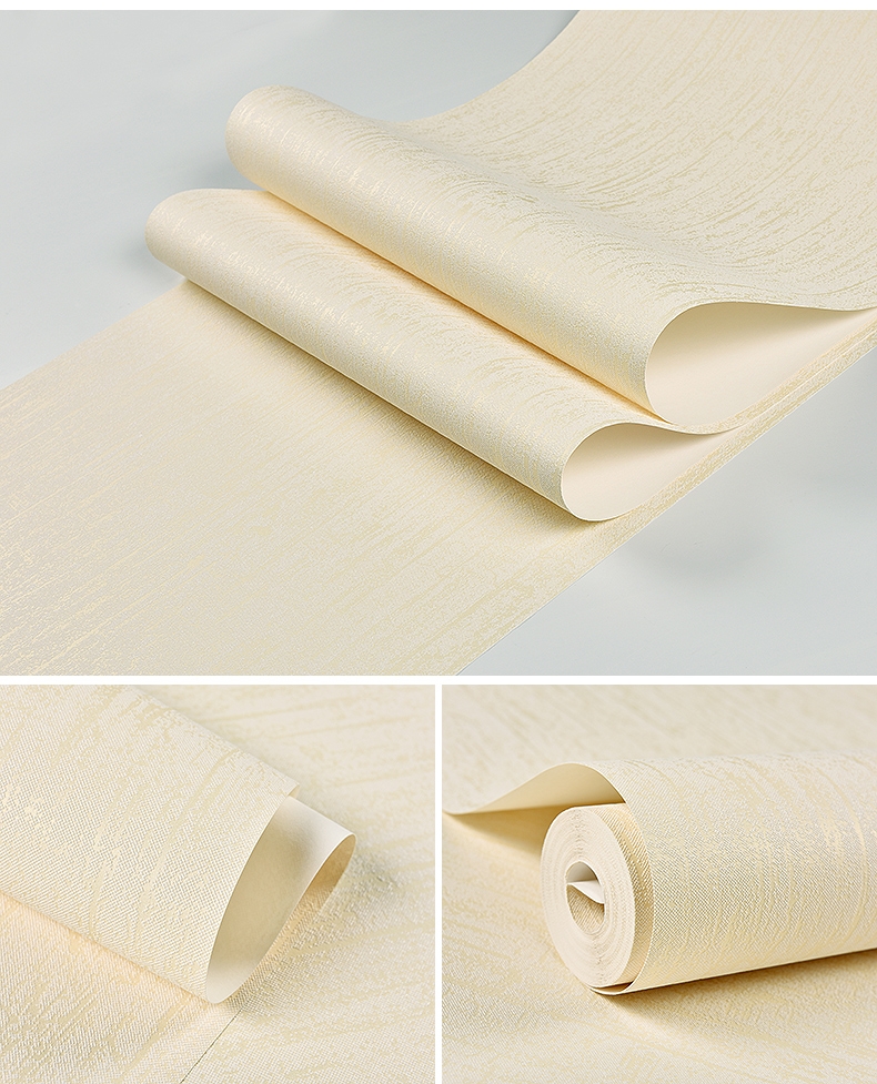 墙纸素色现代简约北欧3d硅藻泥纯色房间卧室无纺布壁纸客厅背景墙粉色