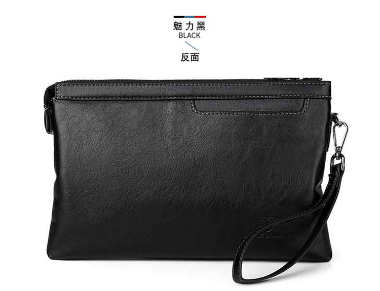 袋鼠手包男士手拿包时尚网红夹包